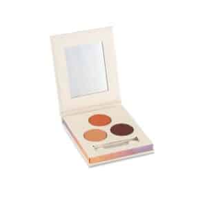 Paleta abierta de 3 sombras de ojos ecológica Otoño de Namaki