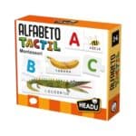 Caja del Puzzle alfabeto táctil Montessori de Headu