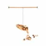Tabla de equilibrio y piezas de madera El péndulo de Grapat