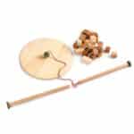 Tabla de equilibrio y piezas de madera El péndulo de Grapat