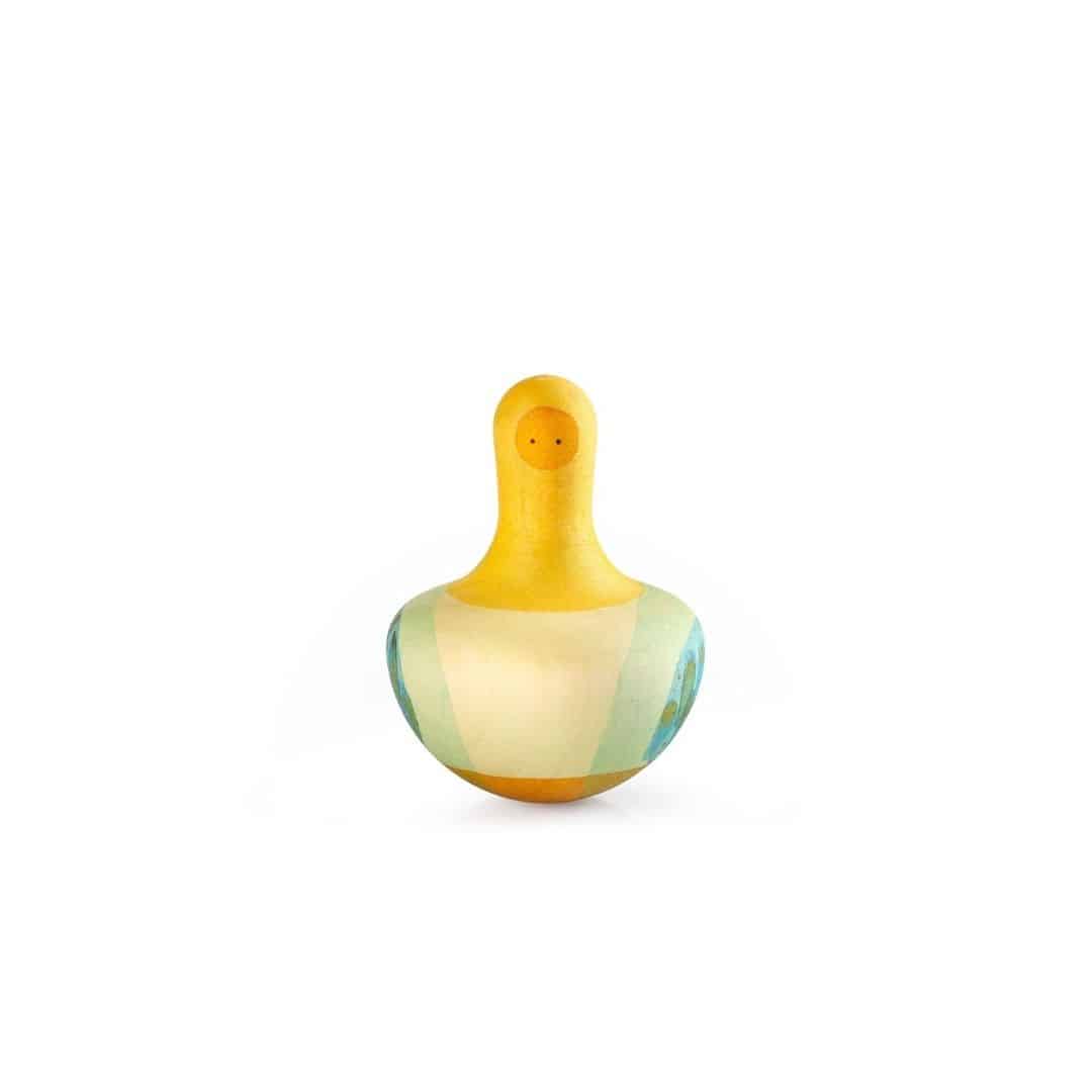 Tentetieso peonza pájaro Flowing yellow bird de Grapat Tentetieso peonza pájaro Flowing yellow bird de Grapat