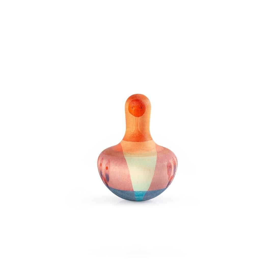 Tentetieso peonza pájaro Mellow orange bird de Grapat Tentetieso peonza pájaro Mellow orange bird de Grapat
