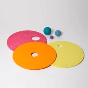 imagen de portada de los Discos y bolas rodantes Grimm´s para bloques Stapelstein