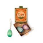 imagen del packaging de Aurora eggs, caja de adornos huevos de pascua de Grapat