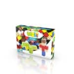 imagen de la caja donde viene los Bloques de construcción Meli cube 50 piezas