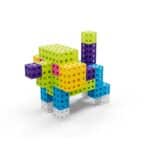 imagen de un perrito hecho con los Bloques de construcción Meli cube pastel 200 piezas