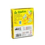 imagen de la parte trasera de la caja de Ranitas juego para clasificar números de Mercurio