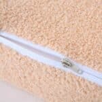 Foto detalle de la cremallera del Sofá módulos infantil Teddy Beige