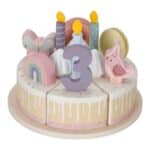 Foto de la Tarta pastel de cumpleaños Little Dutch con la vela 3