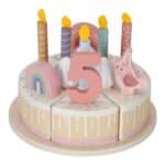 Foto de la Tarta pastel de cumpleaños Little Dutch con la vela 5
