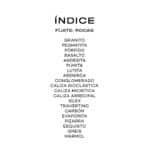 imagen del índice de Fíjate Rocas Guía para iniciarse en la observación de la naturaleza