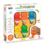 imagen de la caja con los rotuladores de Mis primeros rotuladores set de 5 unidades