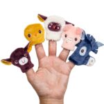 Marionetas de dedos del libro de actividades Los Bebés de Lilliputiens