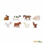 Miniaturas mix de animales de granja de Mundo Safari
