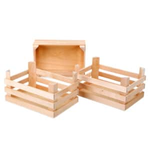 Imagen de portada del set de cajas de madera natural de Legler