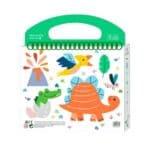 imagen de la parte trasera del Mi primer kit para colorear Dinosaurios