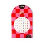 imagen del packaging de las Pegatinas para las uñas New York de Omy