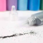 Imagen de la arena gris de 10 botellas con arena de colores para manualidades