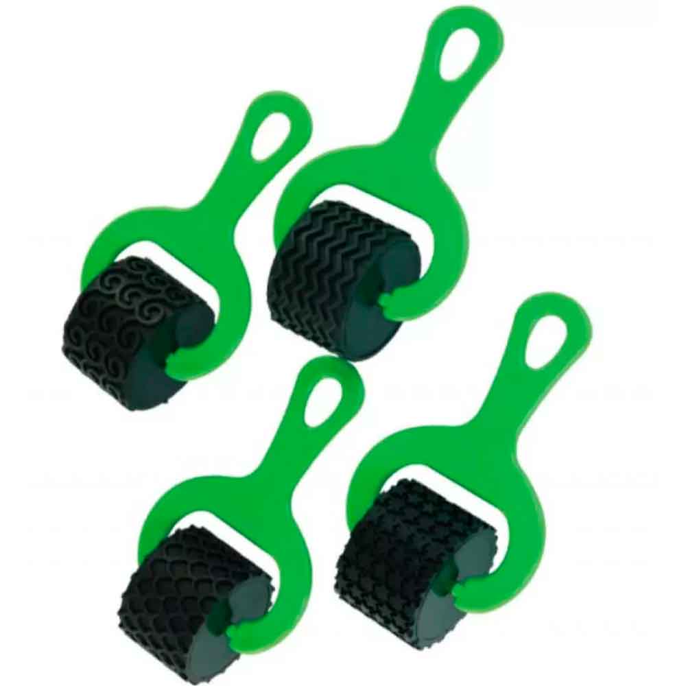 4 rodillos con texturas para pastas y pintura .png Imagen de portada de 4 rodillos con texturas para pastas y pintura