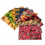 Imagen de portada de 40 folios A4 de frutas y verduras.