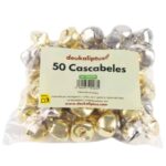 Imagen de la bolsa de 50 cascabeles para manualidades