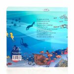 Imagen de contraportada de Un paseo por el mar, cuento ilustrado infantil