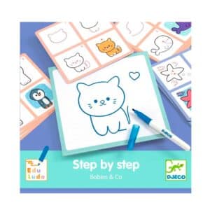 imagen del packaging del Eduludo dibujar paso a paso animales bebés de Djeco