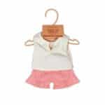 Imagen en percha colgada de Conjunto ropita verano para muñeco 38cm