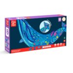 Imagen de la caja de Puzzle de suelo brillante de ballena 200 piezas