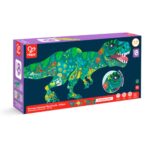 Imagen de la caja de Puzzle de suelo brillante de dinosaurios 200 piezas