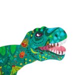 Imagen de la cara del dinosaurio