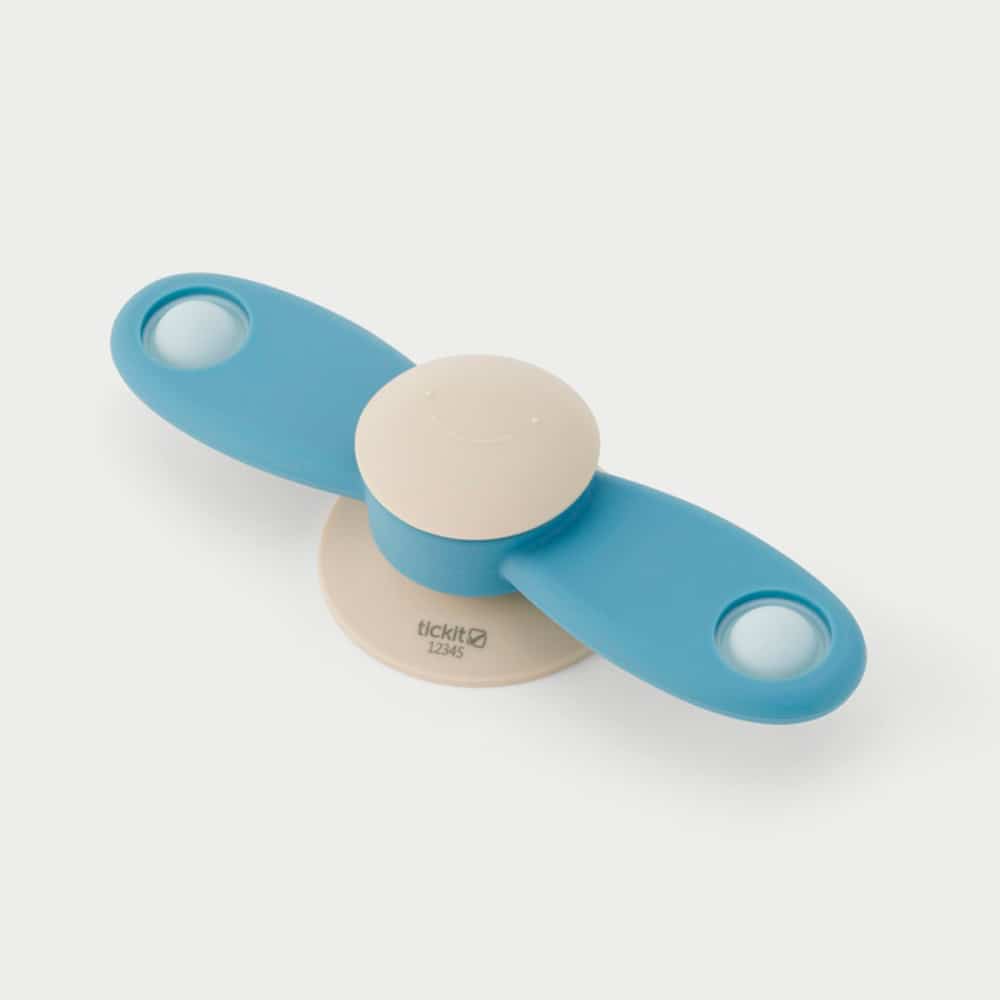 Spinner sensorial de silicona Hélice de Tickit imagen de portada del Spinner sensorial de silicona Hélice de Tickit