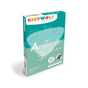 imagen del packaging de las Plantillas para tableta Kidydraw mini escritura y juegos