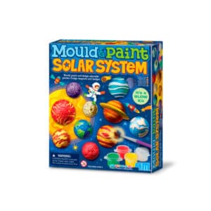imagen del packaging del Moldea y pinta imanes y broches de escayola Sistema Solar