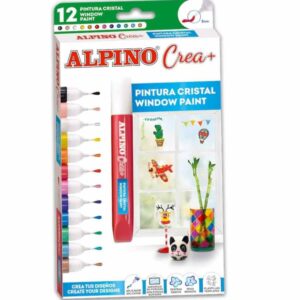 Imagen principal de 12 botes de pintura para crear vidrieras