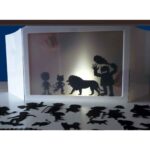 Imagen de las sombras usadas con el teatrillo de Set de sombras de personajes de cuentos
