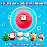 imagen de las figuritas de la Bomba de baño sorpresa Navidad de Zimplikids