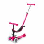 imagen de portada del Patinete Mini Micro 4 en 1 Deluxe LED Rosa