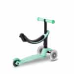 imagen del asiento del Patinete Mini Micro 4 en 1 Deluxe LED Verde Menta