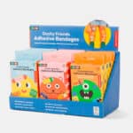 imagen del packaging de las Tiritas adhesivas infantiles hipoalergénicas e impermeables