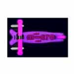 imagen de la base del Patinete Mini Micro Deluxe LED Glow Rosa