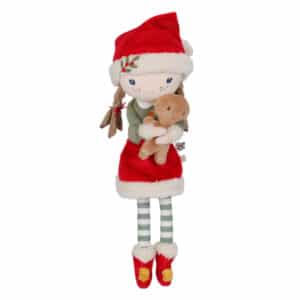 imagen de la Muñeca blandita Rosa Navidad Little Dutch
