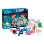 imagen del contenido del Kit de ciencia y experimentación para crear cristales