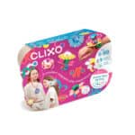 imagen del packaging de Clixo joyas 28 piezas de construcción magnéticas flexibles