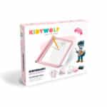 imagen del packaging de la Mesa de luz reversible portátil Kidydraw diseña la moda