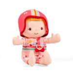 imagen de Muñeca blandita Lena con asiento para bicicleta de Janod sin el asiento solo la muñeca