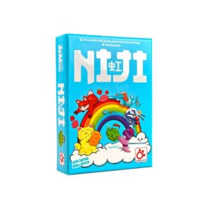 imagen del packaging de Niji, juego de cartas de colores y estrategia de Mercurio