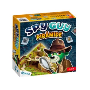 imagen del packaging de Spy Guy Pirámide, juego cooperativo para detectives