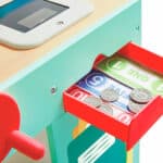 imagen de la caja de dinero del Supermercado inteligente de madera de Hape
