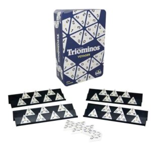 Imagen principal de Dominó triangular Triominos en caja metálica